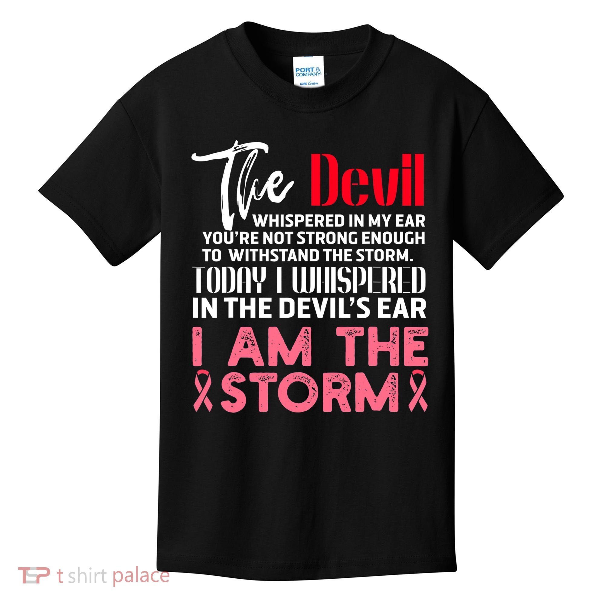 I'm The Storm Breast Cancer Kids T-Shirt