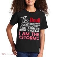 I'm The Storm Breast Cancer Kids T-Shirt thumb 2