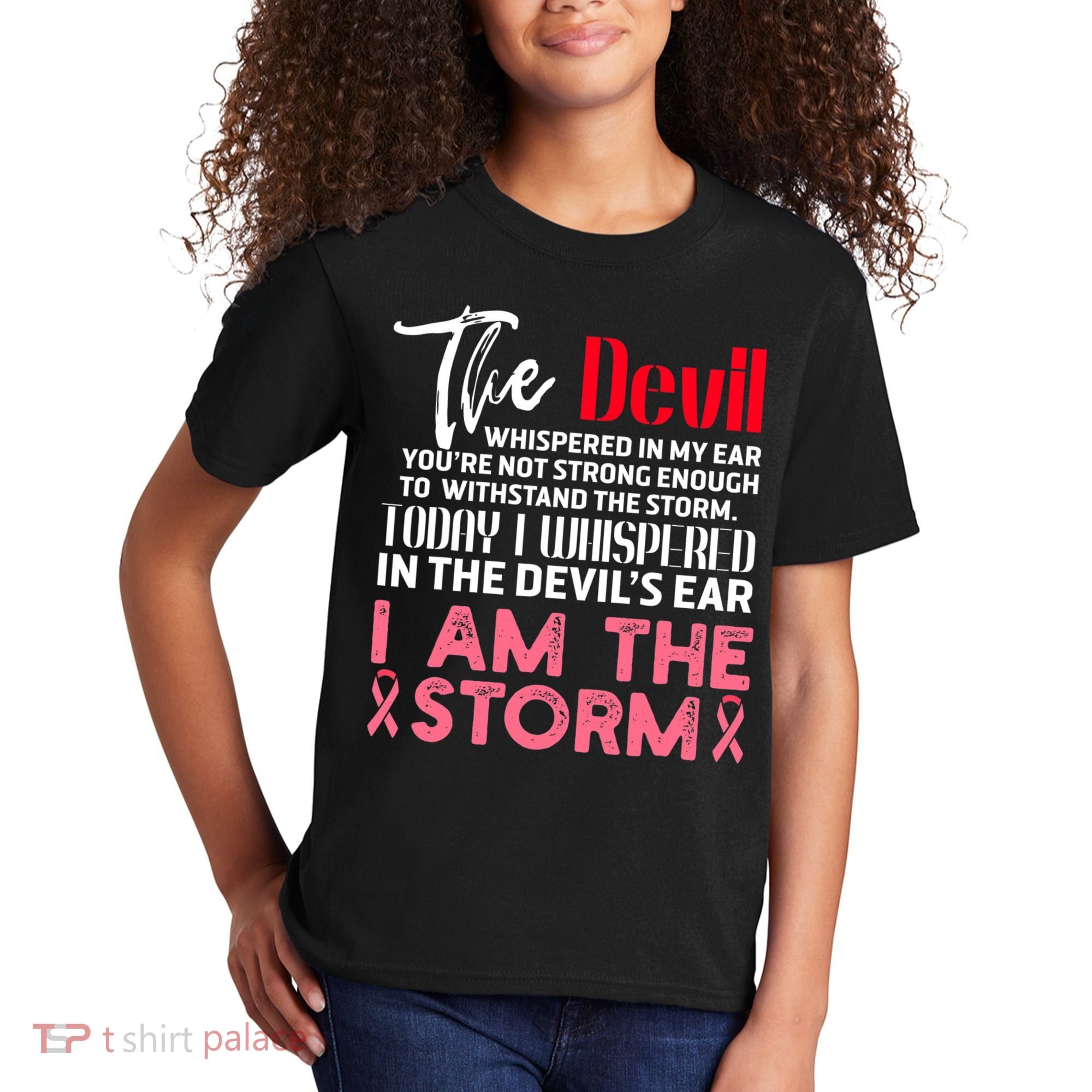 I'm The Storm Breast Cancer Kids T-Shirt