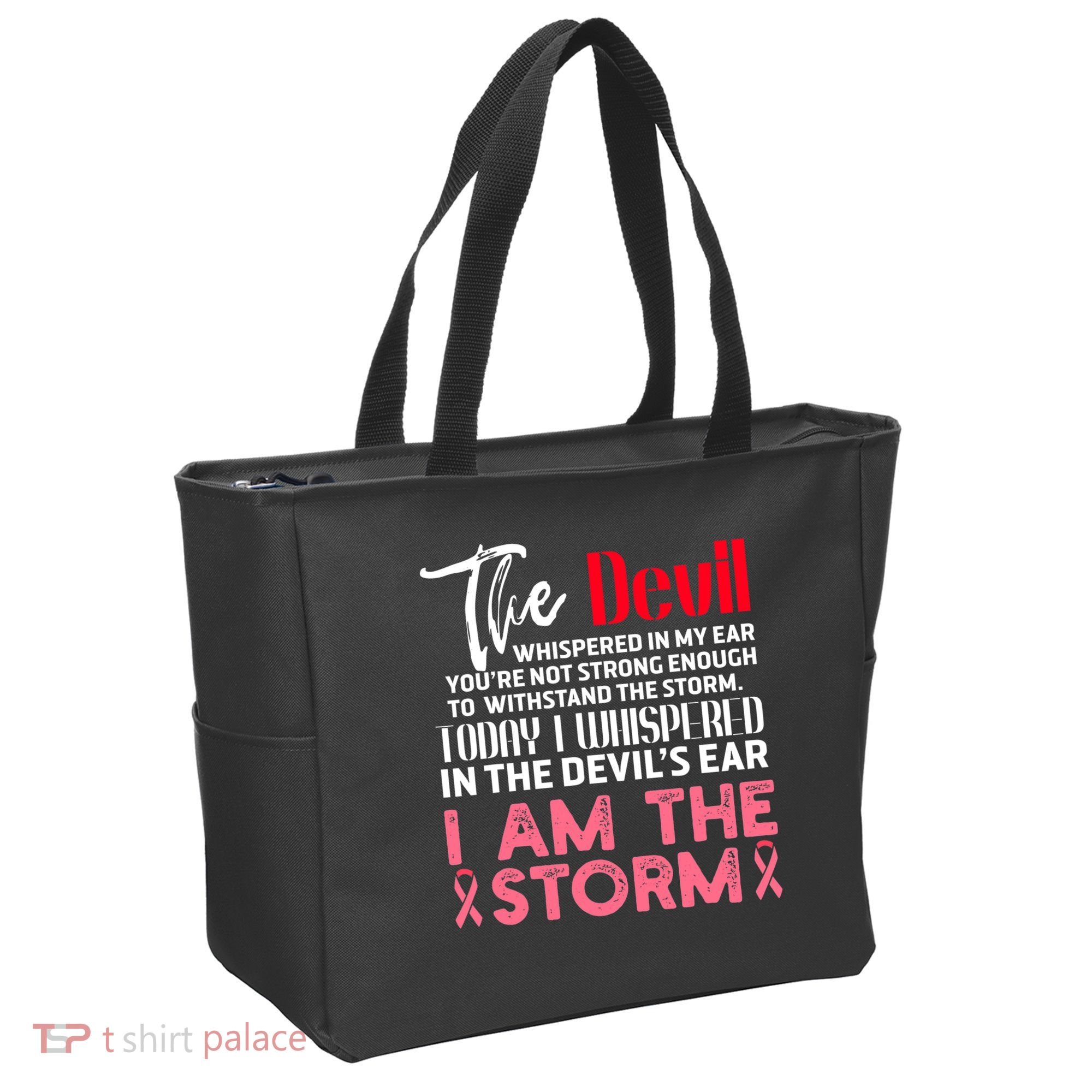 I'm The Storm Breast Cancer Tote Bag