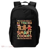 I Teach Smart Cookies Christmas Teacher Funny Gingerbread Meaningful Gift Backpack thumb 0