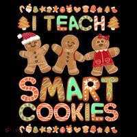 I Teach Smart Cookies Christmas Teacher Funny Gingerbread Meaningful Gift Coffee Mug thumb 5