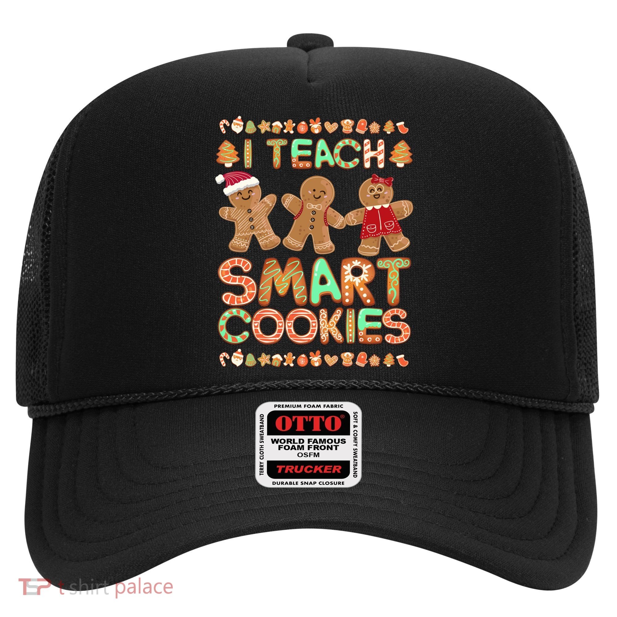 I Teach Smart Cookies Christmas Teacher Funny Gingerbread Meaningful Gift Hat