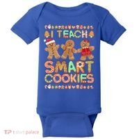 I Teach Smart Cookies Christmas Teacher Funny Gingerbread Meaningful Gift Baby Bodysuit thumb 0