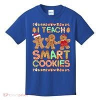 I Teach Smart Cookies Christmas Teacher Funny Gingerbread Meaningful Gift Kids T-Shirt thumb 0