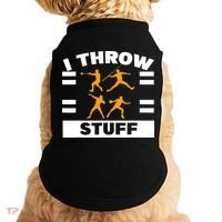I Throw Stuff Shot Put Discus Track And Field Thrower Doggie Tank thumb 0