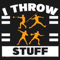 I Throw Stuff Shot Put Discus Track And Field Thrower Pajama Set thumb 2