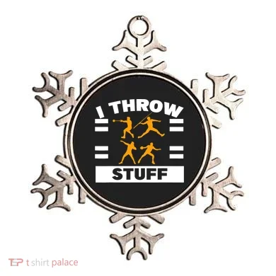 I Throw Stuff Shot Put Discus Track And Field Thrower Ornament
