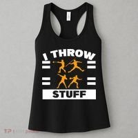 I Throw Stuff Shot Put Discus Track And Field Thrower Women's Tank Top thumb 3