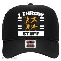 I Throw Stuff Shot Put Discus Track And Field Thrower Hat thumb 0