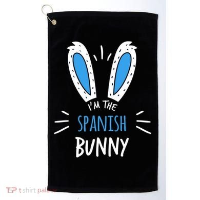 I'm The Spanish Bunny Ears Spain Easter Sunday Gift Golf Towel