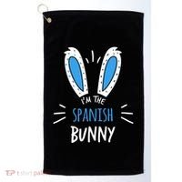 I'm The Spanish Bunny Ears Spain Easter Sunday Gift Golf Towel thumb 0