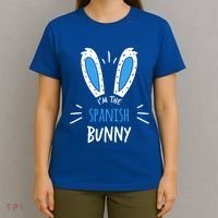 I'm The Spanish Bunny Ears Spain Easter Sunday Gift T-Shirt thumb 4