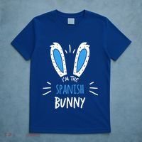 I'm The Spanish Bunny Ears Spain Easter Sunday Gift T-Shirt thumb 5
