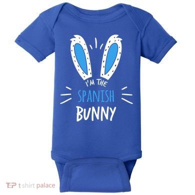 I'm The Spanish Bunny Ears Spain Easter Sunday Gift Baby Bodysuit