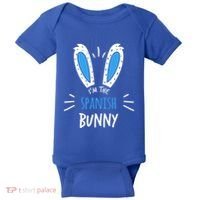 I'm The Spanish Bunny Ears Spain Easter Sunday Gift Baby Bodysuit thumb 0