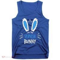 I'm The Spanish Bunny Ears Spain Easter Sunday Gift Tank Top thumb 0