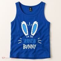 I'm The Spanish Bunny Ears Spain Easter Sunday Gift Tank Top thumb 2