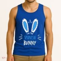 I'm The Spanish Bunny Ears Spain Easter Sunday Gift Tank Top thumb 3