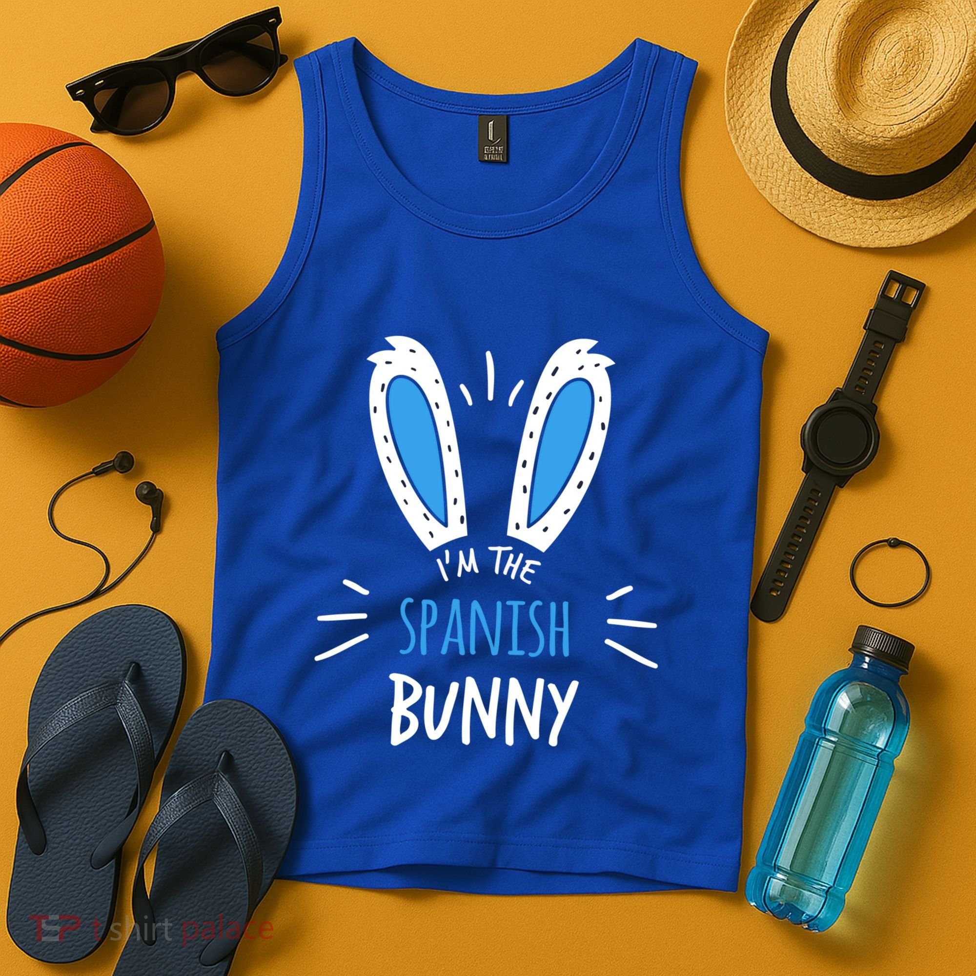 I'm The Spanish Bunny Ears Spain Easter Sunday Gift Tank Top