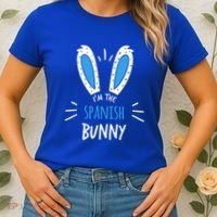 I'm The Spanish Bunny Ears Spain Easter Sunday Gift Women's T-Shirt thumb 2