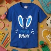 I'm The Spanish Bunny Ears Spain Easter Sunday Gift Kids T-Shirt thumb 3