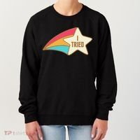 I Tried Star Award Test Day Testing Day Exam For Students Women's Sweatshirt thumb 0