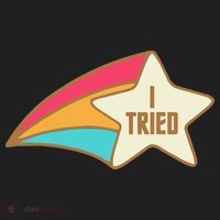 I Tried Star Award Test Day Testing Day Exam For Students Women's Sweatshirt thumb 2