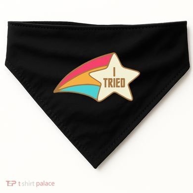 I Tried Star Award Test Day Testing Day Exam For Students USA-Made Doggie Bandana