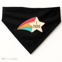 I Tried Star Award Test Day Testing Day Exam For Students USA-Made Doggie Bandana thumb 0