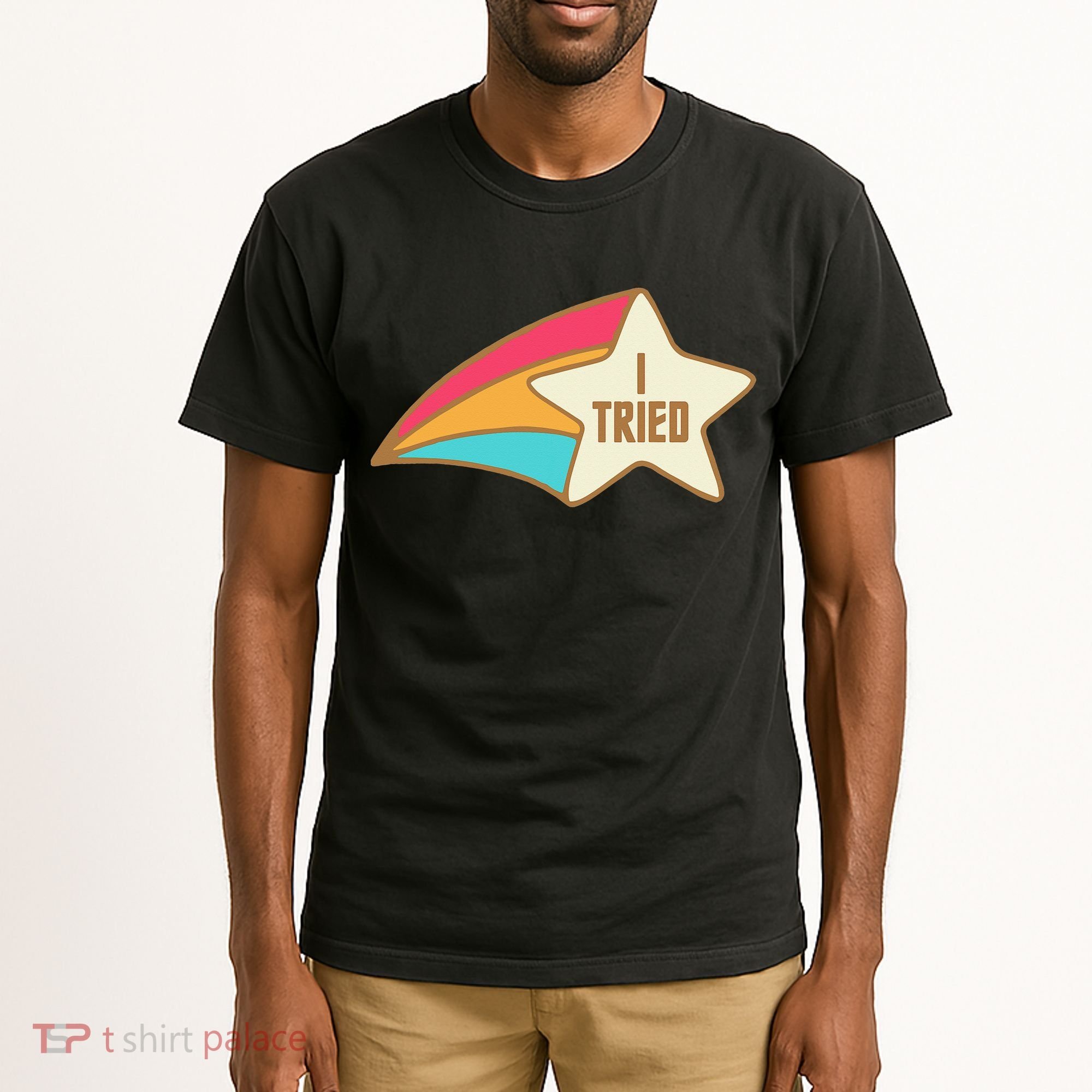 I Tried Star Award Test Day Testing Day Exam For Students Tall T-Shirt