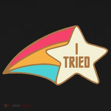 I Tried Star Award Test Day Testing Day Exam For Students Tall T-Shirt