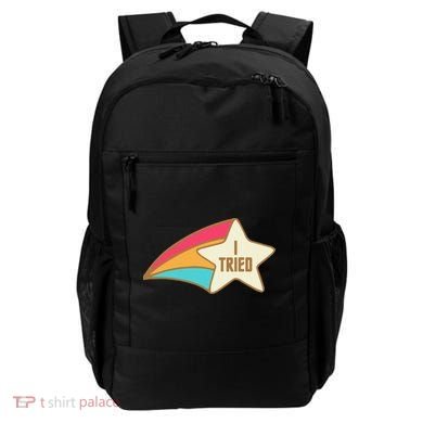 I Tried Star Award Test Day Testing Day Exam For Students Backpack