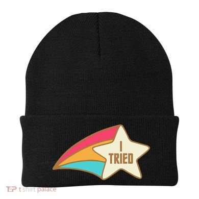 I Tried Star Award Test Day Testing Day Exam For Students Beanie