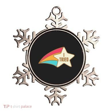 I Tried Star Award Test Day Testing Day Exam For Students Ornament