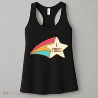 I Tried Star Award Test Day Testing Day Exam For Students Women's Tank Top thumb 3