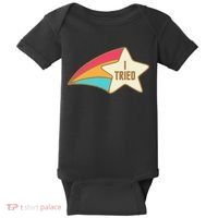 I Tried Star Award Test Day Testing Day Exam For Students Baby Bodysuit thumb 0