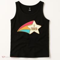 I Tried Star Award Test Day Testing Day Exam For Students Tank Top thumb 2