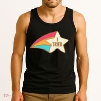 I Tried Star Award Test Day Testing Day Exam For Students Tank Top thumb 3