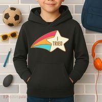I Tried Star Award Test Day Testing Day Exam For Students Kids Hoodie thumb 2