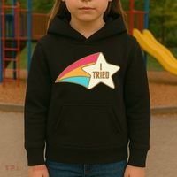 I Tried Star Award Test Day Testing Day Exam For Students Kids Hoodie thumb 3