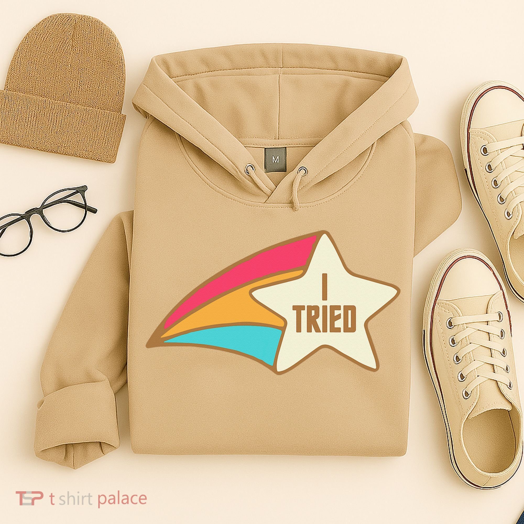 I Tried Star Award Test Day Testing Day Exam For Students Hoodie