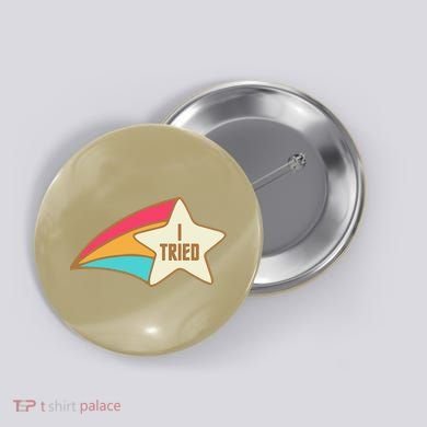 I Tried Star Award Test Day Testing Day Exam For Students Button