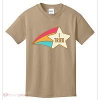I Tried Star Award Test Day Testing Day Exam For Students Kids T-Shirt thumb 0