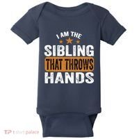IM The Sibling That Throws Hands Baby Bodysuit thumb 0