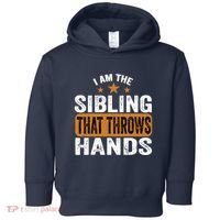 IM The Sibling That Throws Hands Toddler Hoodie thumb 0