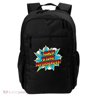 I Teach Superheroes Retro Comic Super Teacher Graphic Backpack