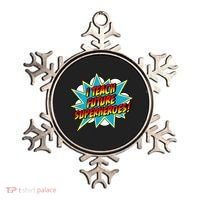 I Teach Superheroes Retro Comic Super Teacher Graphic Ornament thumb 0