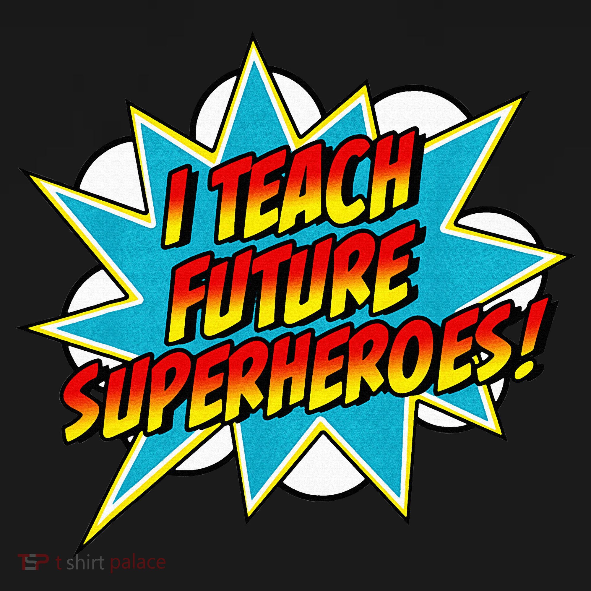 I Teach Superheroes Retro Comic Super Teacher Graphic Ornament