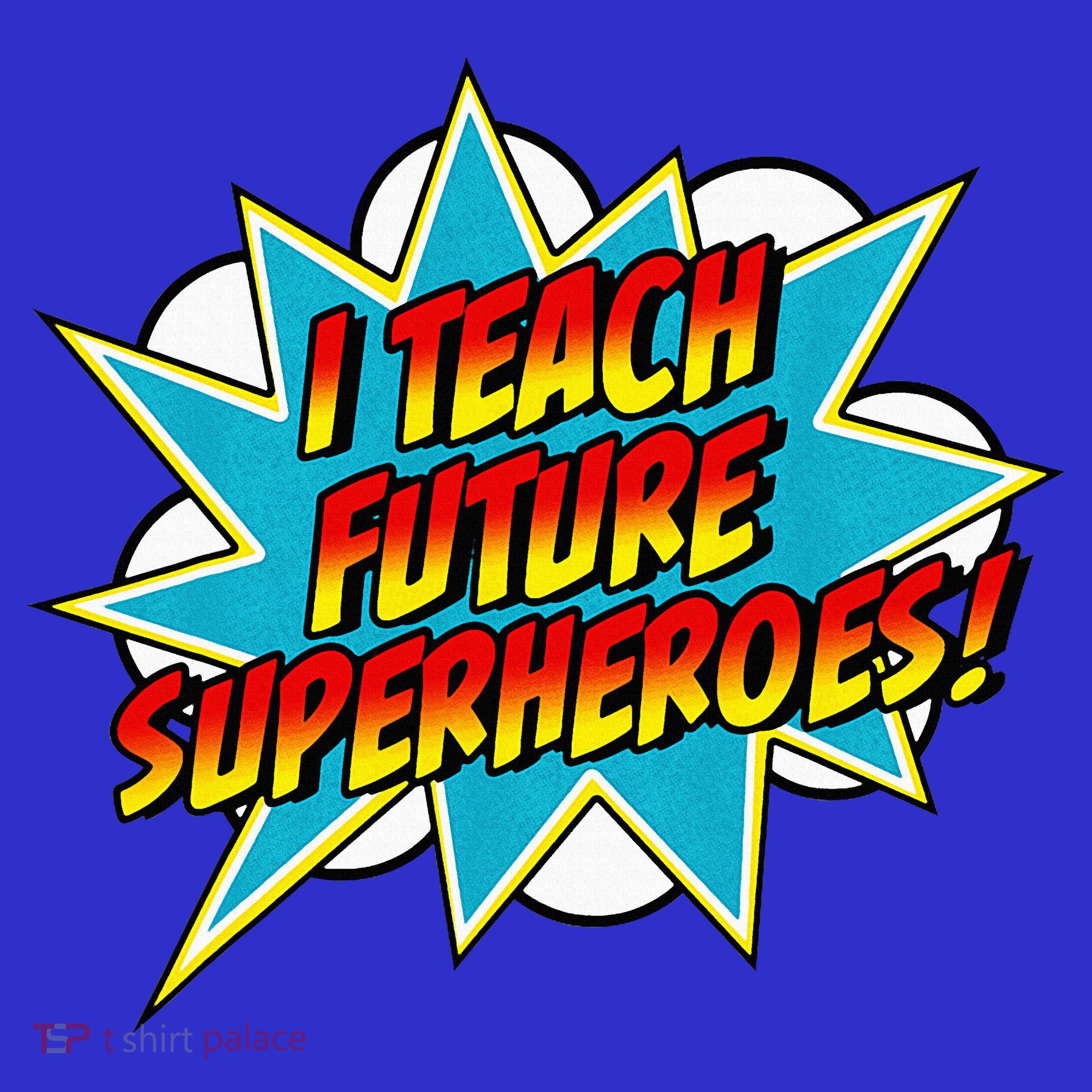 I Teach Superheroes Retro Comic Super Teacher Graphic Mousepad